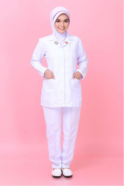 LONG SLEEVE NURSE UNIFORM (SET)